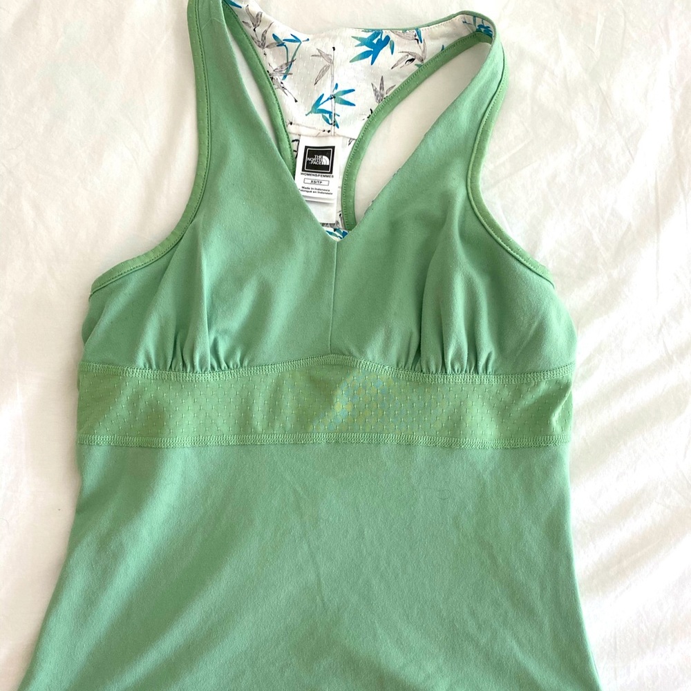 The North Face women’s green tank top